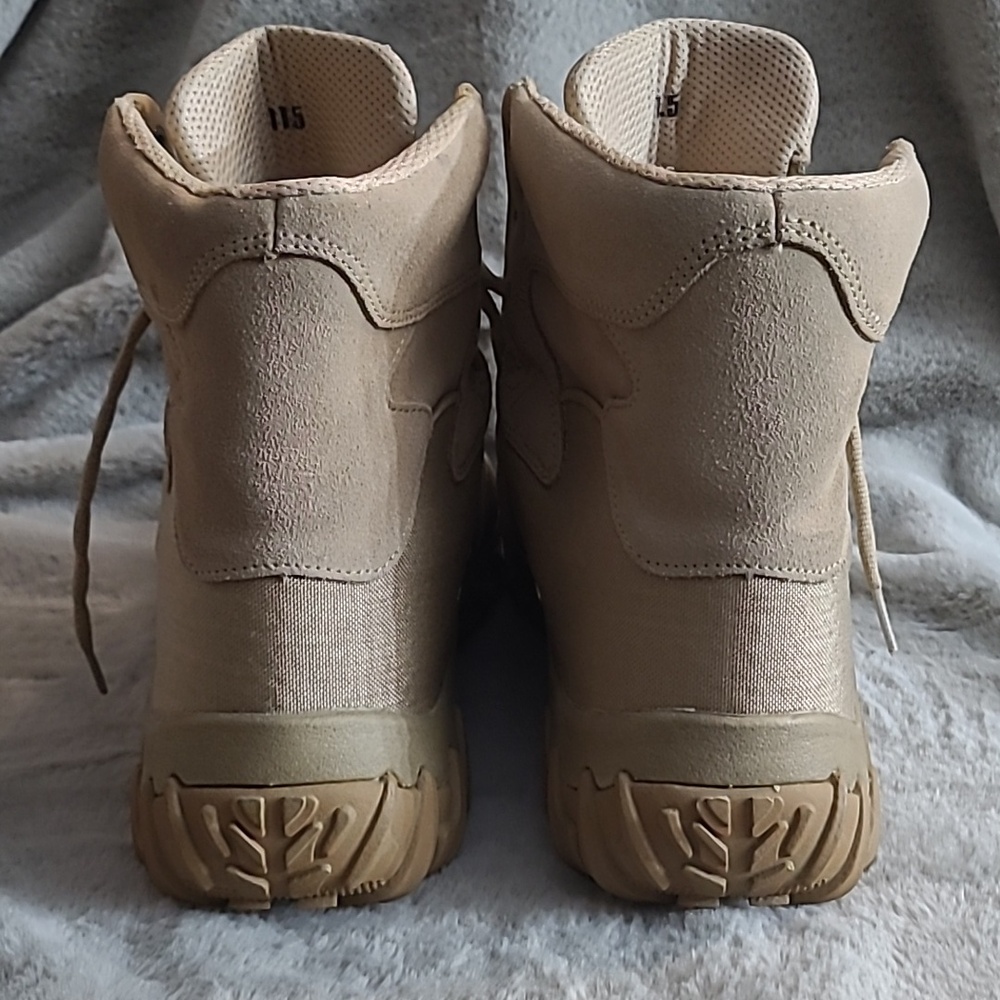 Desert Combat Tactical Boots Moto Mens 11.5 - Picture 2 of 8